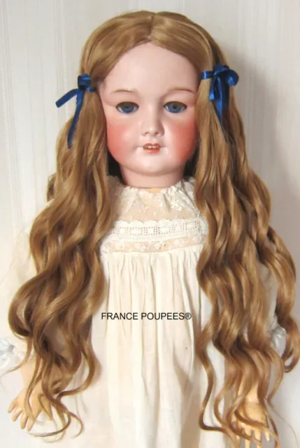 Perruque Jumeau cheveux BLONDS poupée Antique et moderne-Tête 35/37cm (14.5")