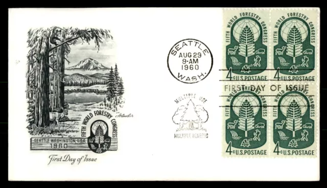 Mayfairstamps US FDC 1960 5th World Forestry Congress First Day Cover aaj_54217