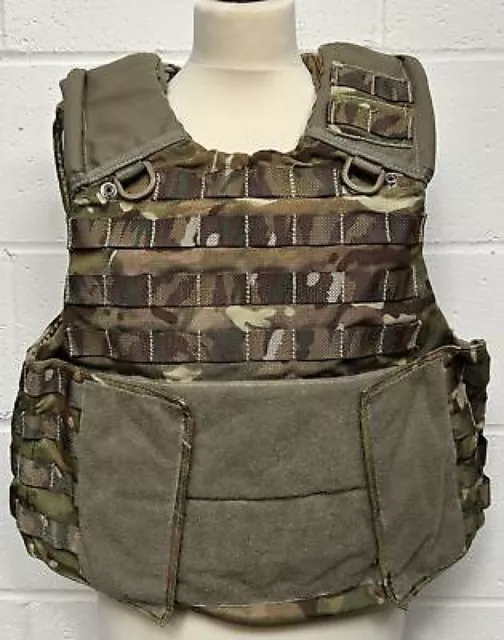 BRITISH MILITARY ISSUE MTP Camouflage Body Armour Cover Flak