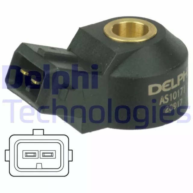 DELPHI Capteur de cliquetis Capteur de cognement AS10171 pour VW GOLF III (1H1)
