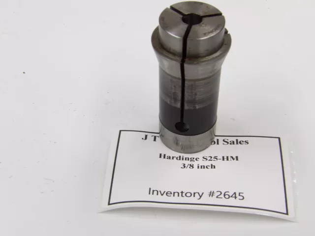 Hardinge S25-HM CNC Swiss Collet  3/8 Inch   Inv#2645