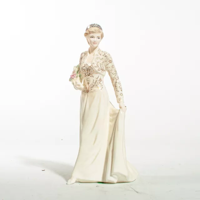 Coalport Figur Lady Diana 'Juwel in der Krone' limitierte Auflage mit Zertifikat