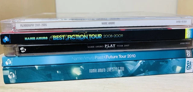 NAMIE AMURO LIVE DVD MV Collection 5 Disc Set First Edition