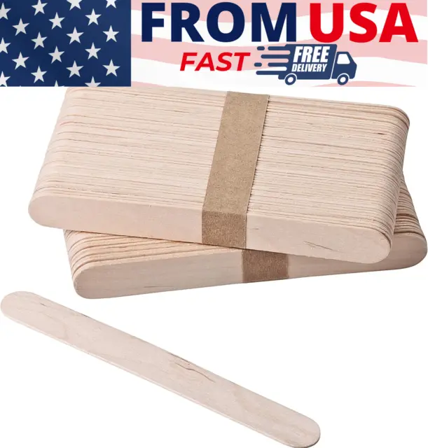 - Jumbo Wooden Craft Sticks, 100 Pack, 5.75 Inch, Craft Sticks, Popsicle Sticks