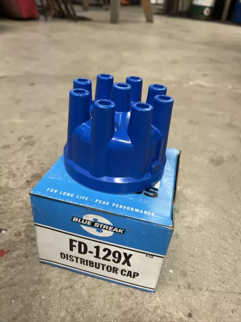 NOS FD-129X Distributor Cap Standard Blue Streak Ignition Parts