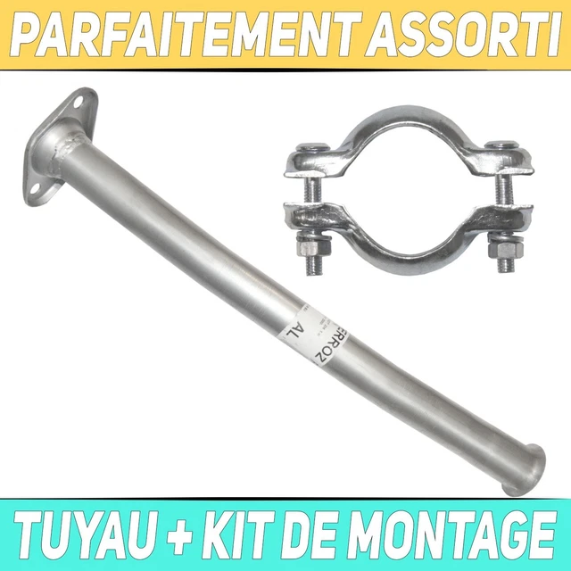 Ligne D'échappement Complète Pour Peugeot 206 1.6 (dès 2005) - Acier Aluminié - Neuf