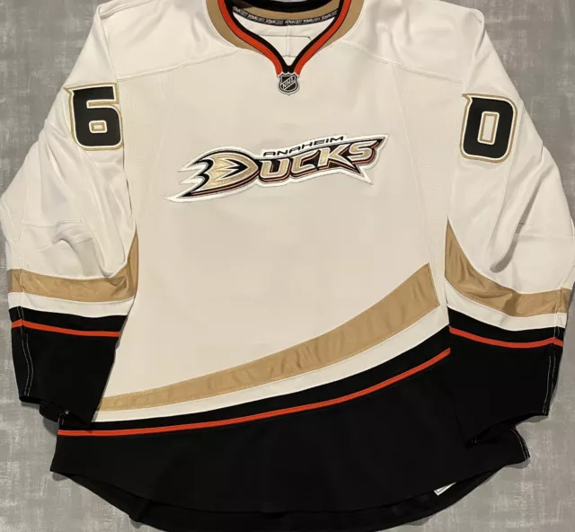 MiC Issued Reebok Edge Authentic Patrick Maroon Anaheim Ducks Jersey Black  58