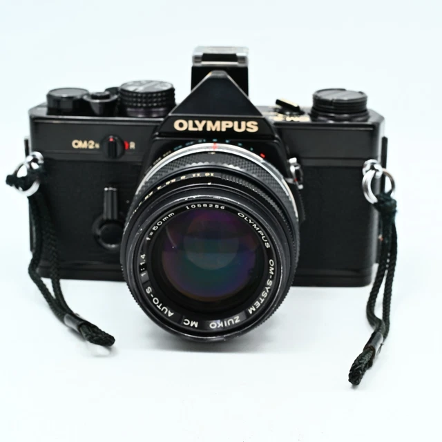 Appareil Photo Olympus OM-2N 35mm – Objectif ZUIKO MC AUTO-S 50mm F1.8 – Occasion