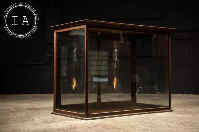 Antique Wooden Display Case