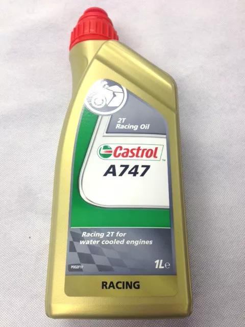 Aceite  Castrol 2T A747 1 litro mezcla | con recino | lubricante | motor | 24H 2