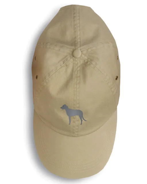 Irish Wolfhound Khaki Embroidered Baseball Cap BB3403BU-156