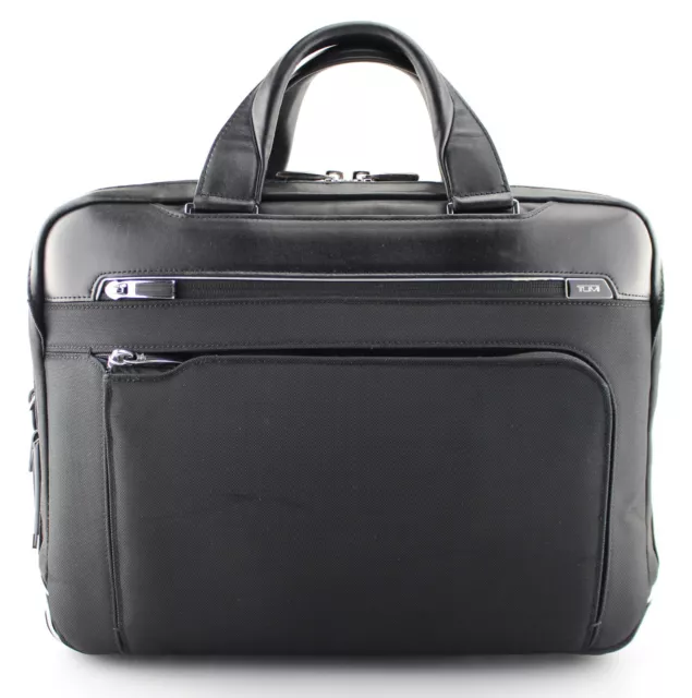 TUMI 'Arrive' Black Nylon Sawyer Briefcase - 255002D2