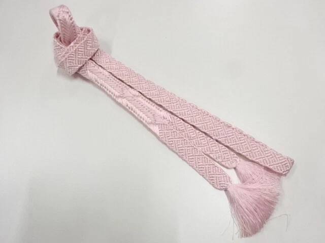 6141675: Japanese Kimono / Vintage Hand-Tied Obijime Cord