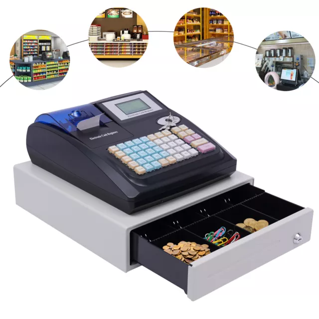 BRAND NEW- 48 Keys Till System Electronic Cash Register / POS System Management