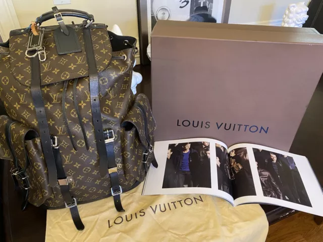 Shop Louis Vuitton CHRISTOPHER 2023-24FW Monogram Unisex Street Style A4  Leather Logo Backpacks (M46686) by なおたきよた