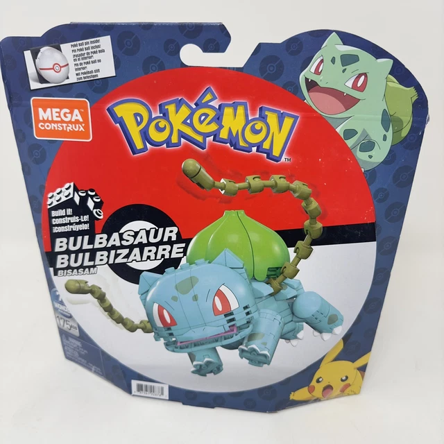 POKEMON BULBASAUR FIGURE Buildable Set Mega Construx 175 Pieces New In ...