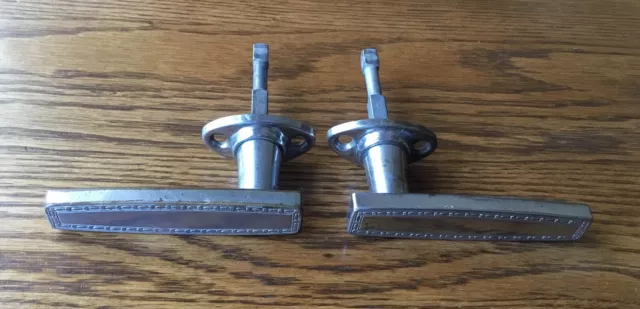 1920s 1930s DOOR HANDLES vtg antique early exterior non locking