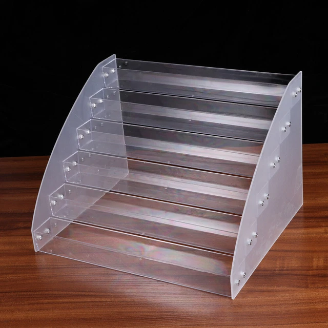 Campione smalto contenitore multistrato organizer oggetti di bellezza trasparenti