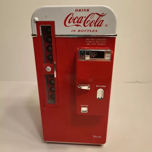 1994 Vintage Have A Coke Drink Coca Cola In Bottles Mini Machine Toy Music Vendo