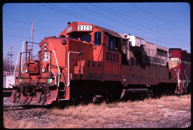 Original Rail Slide - ICG Illinois Central Gulf 8325 no location 11-6-1987