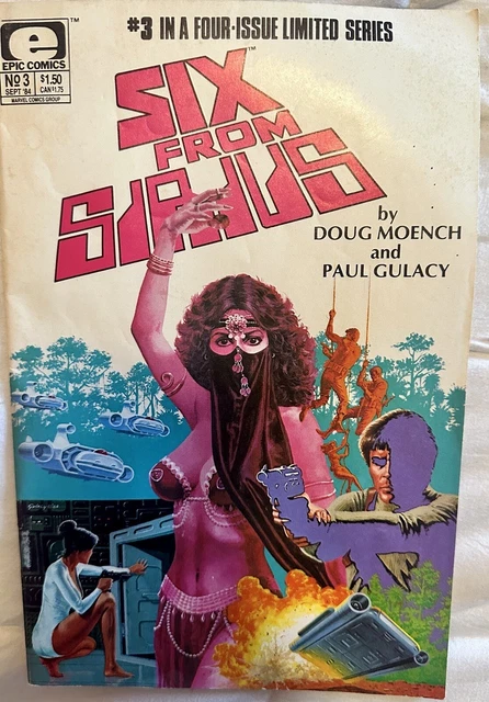 Vintage Comic 1984 Six From Sirius Epic Comics Issue No. 3