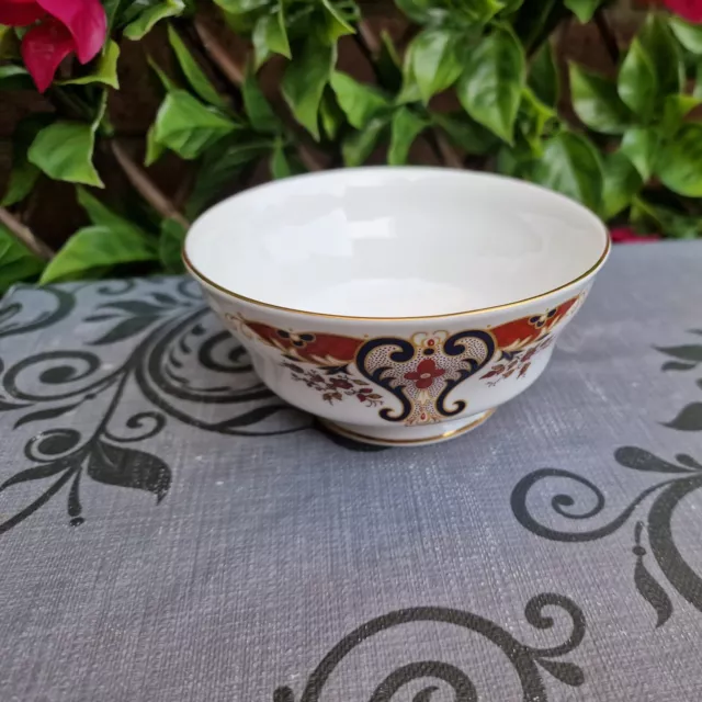 Vintage Colclough  Royale Royal Large Open Sugar Bowl Red Regal Floral