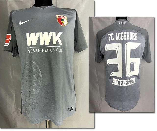 match worn shirt Spielertrikot FC Augsburg 2017/18 Martin Hinteregger Fussball