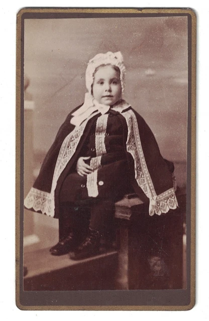 Young Girl with Cape - CDV carte de visite