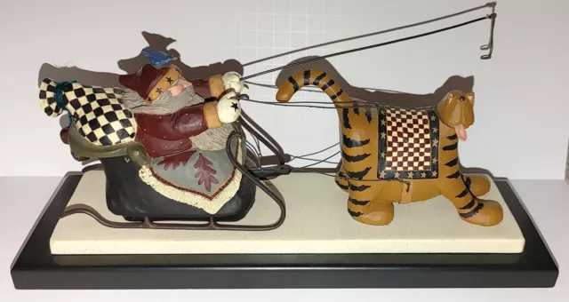 Williraye Studio WW2366 Feline Express 2000 Folk Art Whimsical Primitive