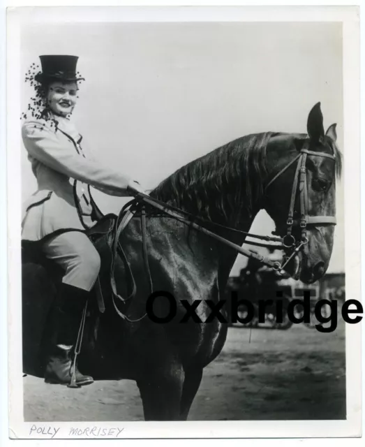 POLLY MORRISEY Circus Performer Horseman Ringling Bros Barnum Big Top Acrobat