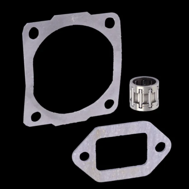 Exhaust Gasket + Cylinder Gasket + Needle Bearing for Stihl MS260 026 Chainsaw