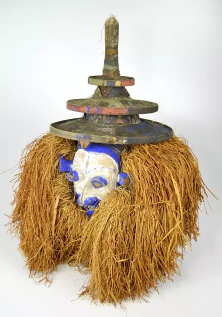 Old Yaka Ndeemba Initiation Mask Ex Mooney 1965