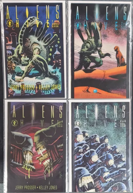 Aliens Hive #1-4 Dark Horse Comics 1992 Complete Set! VF-NM 8.0-9.0 or Better!
