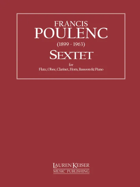 Francis Poulenc | Sextet (2008) | Woodwind Quintet with Keyboard | LKM Music