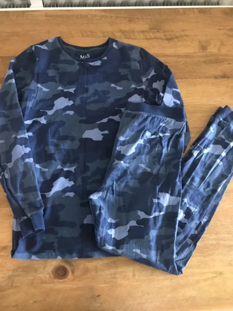 2 pigiami M&S stampa mimetica 13-14 anni