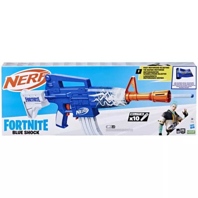 Nerf Fortnite Motorized AR Rippley Blaster Ages 8+ New Toy Game Gun Fire  Fight