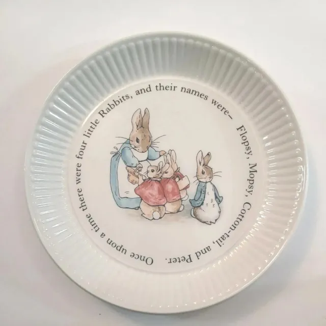 Wedgwood England "The World of Peter Rabbit" Plate Frederick Warne VTG 1993