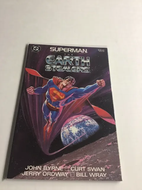 SUPERMAN The Earth Stealers #1 Prestige Format One Shot DC Comics 1988 UNREAD 2
