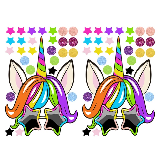 PVC Wandtattoo Einhorn Schaufensteraufkleber Karikatur Wandtattoos