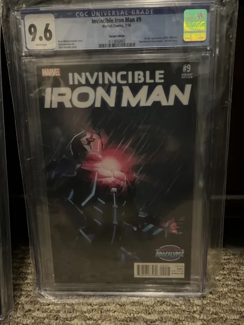 Invincible Iron Man #9 Turcotte HoA Variant CGC 9.6 1st Riri 🔑 Beauty