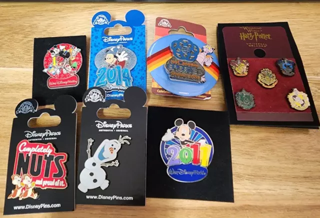 LOT of 11 Pins Authentic Disney Trading Mickey Donald Goofy Harry Potter NEW!