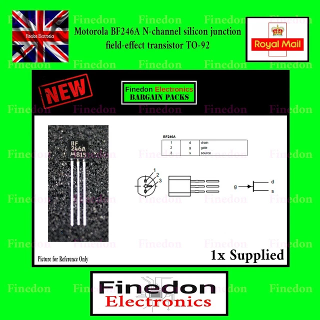 5 X Transistors J108 NPN Silicon Fairchild - Boîtier TO92 - Neufs - Fabriqué En Chine