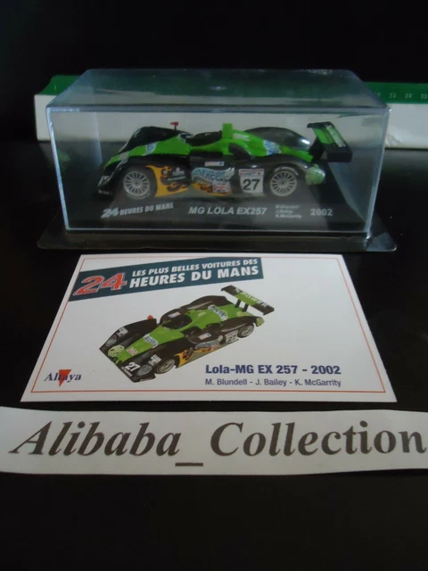 Voiture LOLA MG EX 257 2004 1:43e miniature 24 heures Mans 24H ALTAYA