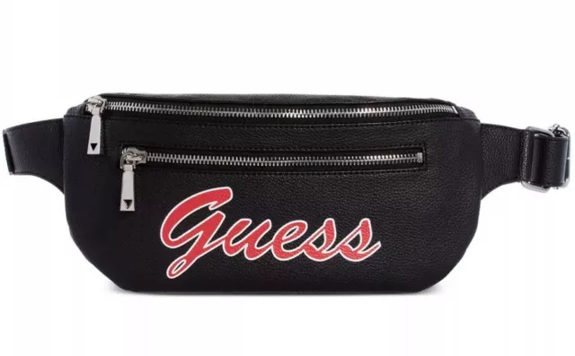 New Guess Skools out logo Black silver Bag old school cool belt bag