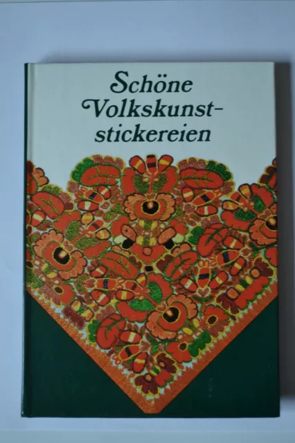 "Schöne Volkskunststickereien " Trachtenstickerei slawische Sticharten Anleitung