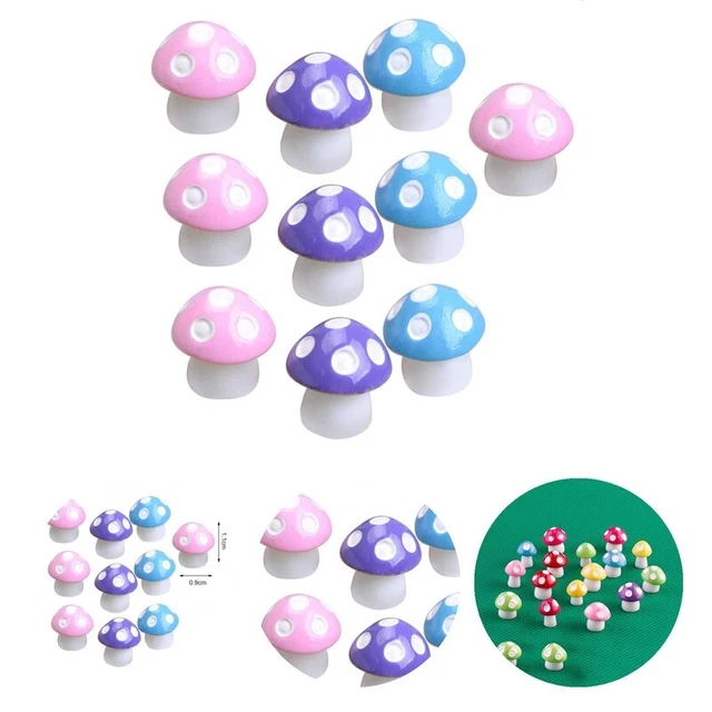 10 Teile / satz Pilzform 3D Lebendiges Aussehen Simulation Künstliche Pflanze