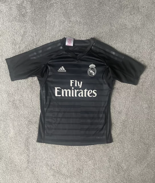 Boys Adidas Real Madrid Away Football Shirt Size Age 9-10