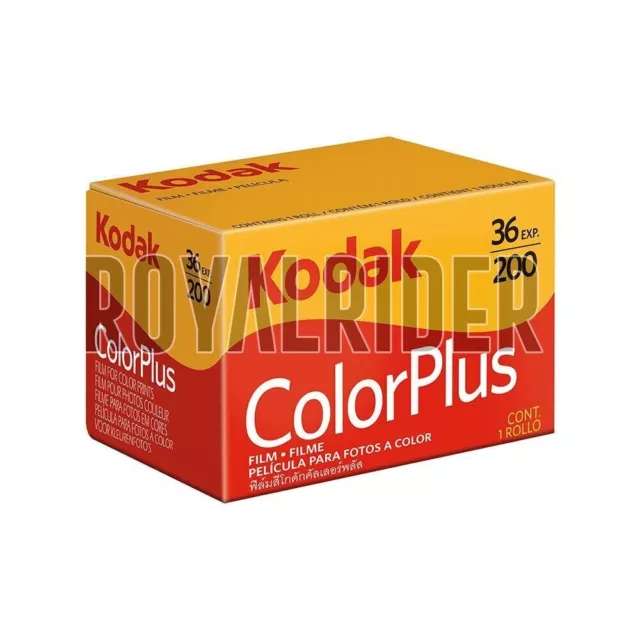 Paquete de 10 películas negativas en color Kodak Colorplus 200, rollo de... 2