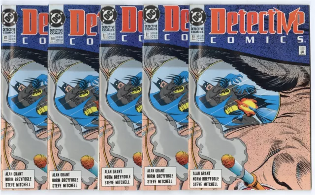 Detective Comics #611 (10 copies)  avg. VF/NM to NM- 9.0/9.2  Batman  DC  1990