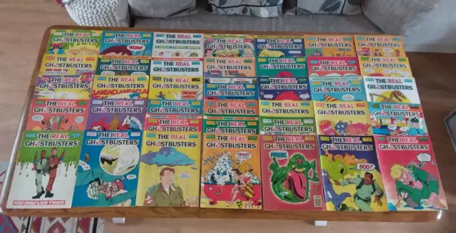 THE REAL GHOSTBUSTERS - COMICS BUNDLE JOB LOT - 38 Issues (11 - 165) - 80s & 90s